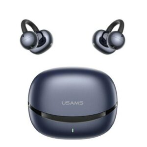 Ausinės TWS USAMS R03 Echo Clip-on Bluetooth 6.0 wireless mėlynos spalvos