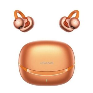 Ausinės TWS USAMS R03 Echo Clip-on Bluetooth 6.0 wireless oranžinės spalvos