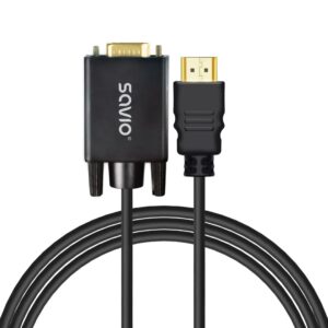 Savio Cl-197 HDMI kabelis HDMI A tipo (standartinis) Juoda