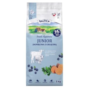 BALTICA Flavours of regions Junior Lamb with veal - sausas maistas šunims - 3kg - Image 1