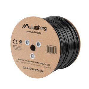 Lanberg LCF5-30CU-0305-BK tinklo kabelis Juoda 305 m Cat5e F/UTP (FTP)