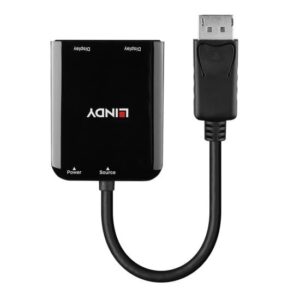 Lindy 38433 vaizdo kabelio adapteris DisplayPort 2 x HDMI - Image 2