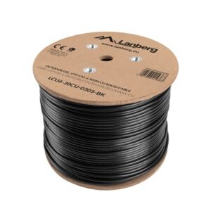 Lanberg LCU6-30CU-0305-BK tinklo kabelis Juoda 305 m Cat6 U/UTP (UTP) - Image 3