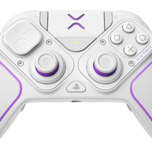 PDP 052-002-WH žaidimų valdiklis Violetinė, Balta RF/USB Žaidimų pultelis Analoginis / skaitmeninis PC, PlayStation 4, PlayStation 5 - Image 3