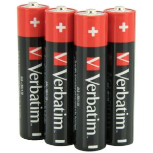 Verbatim Alkaline Battery AAA LR03 4vnt 49500