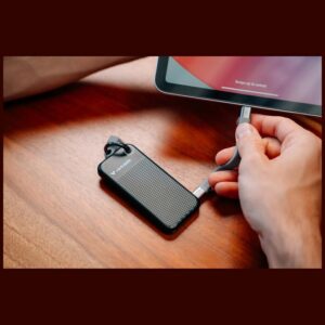Verbatim 2TB SSD Keychain with USB 3.2 Gen.2 Cable Black-Grey 32194 - Image 6