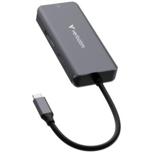 Adapter Hub Verbatim USB-C/HDMI/3xUSB-A 3.2/RJ45 aluminum 32157 - Image 2