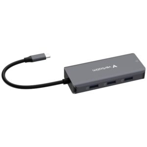 Adapter Hub Verbatim USB-C/HDMI/3xUSB-A 3.2/RJ45 aluminum 32157 - Image 4