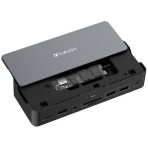 Adapter Verbatim docking station USB-C Pro 15in1 grey 32173 - Image 2