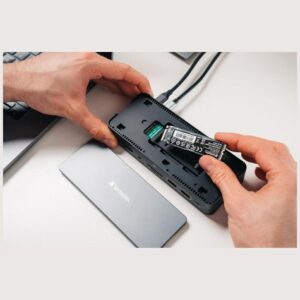 Adapter Verbatim docking station USB-C Pro 15in1 grey 32173 - Image 4
