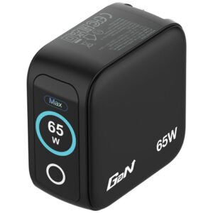 Verbatim Mini GaN mains charger 65W 2xUSB-C PD/1x USB-A QC EU/UK/USA adapter juodos spalvos 30238 - Image 2