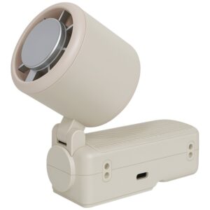 Rankinis ventiliatorius Verbatim Cool `n` Go Ice Touch Pro baltos spalvos sidabro spalvos - Image 2