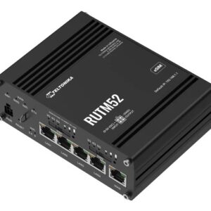 Teltonika RUTM52 belaidis maršrutizatorius Gigabitinis eternetas Dviguba juosta (2,4 GHz / 5 GHz) 5G Juoda - Image 2