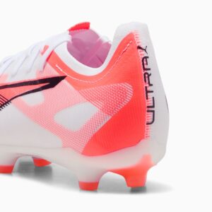 PUMA Ultra 5 Match FG/AG Futbolas Unisekso stiliaus Oranžinė, Balta - Image 3
