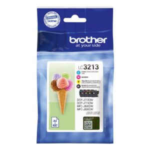 Brother LC3213VAL rašalo kasetė 4 vnt Originalus Didelė (XL) išeiga Juoda, Žydras, Rausvai raudona, Geltona - Image 1