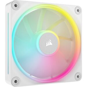Corsair iCUE LINK LX120 RGB Kompiuterio korpusui Ventiliatorius 12 cm Balta 3 vnt - Image 3