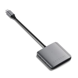 Satechi ST-H4CPDM sąsajos šakotuvas C tipo USB 10000 Mbit/ai Pilka - Image 2
