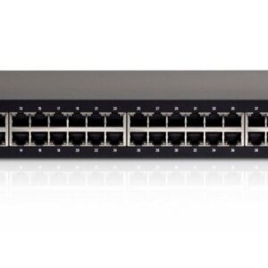Ubiquiti ES-48-500W tinklo komutatorius Valdomas L2/L3 Gigabit Ethernet (10/100/1000) Maitinimas per Eternetą (PoE) 1U Juoda