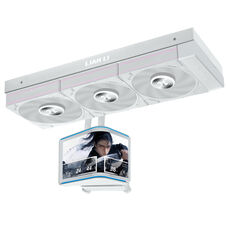 Lian Li HydroShift II OLED Curved 360 UNI FAN P28 AiO Water Cooling, 360 mm, OLED Display, P28 Fan - White