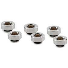 Thermal Grizzly DeltaMate Extender Fitting - MF7, Gloss nickel, 6er-Pack