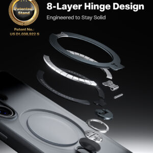 Torras Ostand Q3 Spin, obsidian black - Samsung Galaxy S26 Ultra - Image 11