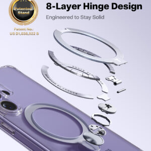Torras Ostand Q3 Spin, clear - Samsung Galaxy S26 Ultra - Image 2