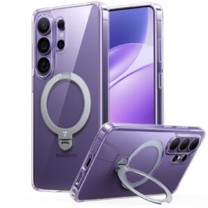 Torras Ostand Q3 Spin, clear - Samsung Galaxy S26 Ultra - Image 4