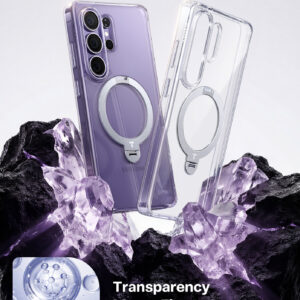 Torras Ostand Q3 Spin, clear - Samsung Galaxy S26 Ultra - Image 10
