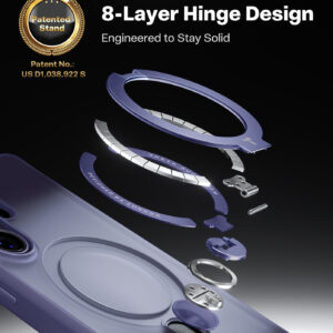 Torras Ostand Q3 Spin, violet surge - Samsung Galaxy S26 Ultra - Image 4
