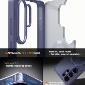 Torras Ostand Q3 Spin, violet surge - Samsung Galaxy S26 Ultra - Image 8