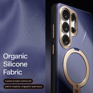 Torras Ostand Q3 VegSkin, dark purple - Samsung Galaxy S26 Ultra - Image 2