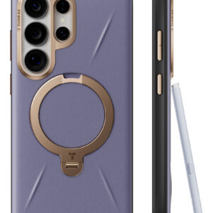Torras Ostand Q3 VegSkin, dark purple - Samsung Galaxy S26 Ultra - Image 4