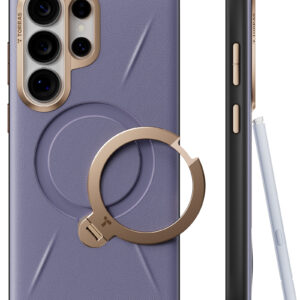 Torras Ostand Q3 VegSkin, dark purple - Samsung Galaxy S26 Ultra