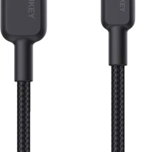 AUKEY CB-NAC1 USB kabelis 1 m USB A USB C Juoda