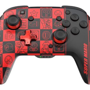 PDP REMATCH GLOW Juoda, Žalia, Raudona Žaidimų pultelis Analoginis / skaitmeninis Nintendo Switch, „Nintendo Switch“ OLED - Image 2