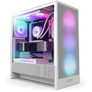 NZXT H5 Flow RGB „Midi Tower“ Balta