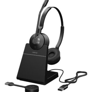Jabra Engage 55 SE Laisvų rankų įranga Bevielis Su lankeliu Biuras / skambučių centras Juoda - Image 1