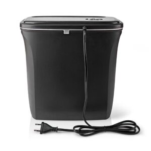 Nedis PASH120BKA4 dokumentų naikiklis Smulkinimas juostelėmis 22 cm Juoda - Image 3