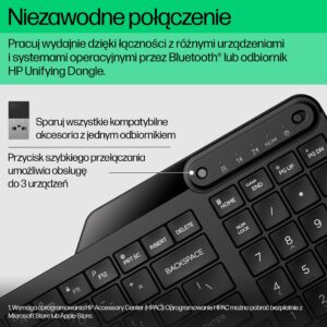 HP 475 Dual-Mode Wireless Keyboard - Image 3