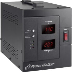 PowerWalker AVR 3000 SIV FR įtampos reguliatorius 1 AC išvestis(ys / čių) 110-280 V Juoda - Image 2