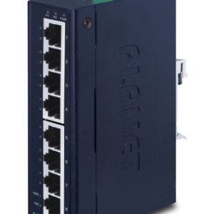 PLANET IGS-801M tinklo komutatorius Valdomas L2/L4 Gigabit Ethernet (10/100/1000) 1U Mėlyna