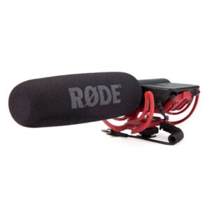 RØDE VideoMic Rycote Juoda Skaitmeninės kameros mikrofonas