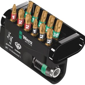 Wera Bit-Check 12 suktuvo antgalis 12 vnt - Image 1