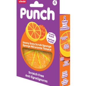 Vileda Punch kempinė, stipri, oranžinė, 1 vnt. - Image 3
