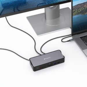 Verbatim CDS-15 Vielinis USB 3.2 Gen 1 (3.1 Gen 1) Type-C Juoda, Pilka - Image 2