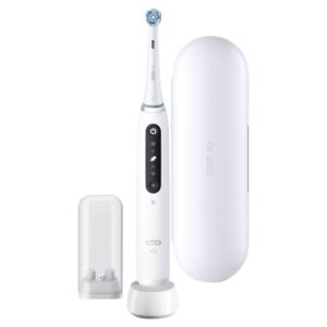 Oral-B iO Series 5 Suaugusiems Besisukantis vibruojantis dantų šepetėlis Balta - Image 1