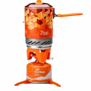 Fire-Maple FMS-X2 kempingo viryklė su oranžiniu puodu - Image 3