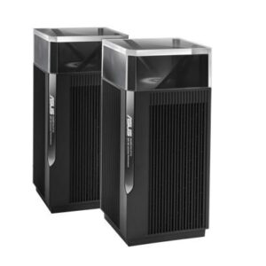 ASUS ZenWiFi Pro ET12 Trijų dažnio juostų (2,4 GHz / 5 GHz / 6 GHz) Wi-Fi 6E (802.11ax) Juoda 3 Vidinis - Image 2