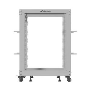 ATVIRAS RACK 19" 15U 600X600-1100 REGULIUOJAMAS PILKAS LANBERG