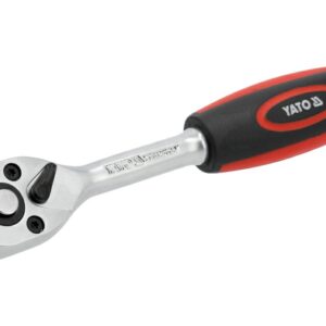 YATO TIESUS RAKTAS SU REKETU IR PLASTIKINE RANKENA 1/4" 90T